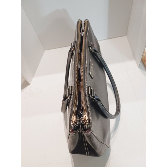 Kate Spade Black Leather Wellesley Martine Shoulder Bag Large Corpcore Business - Picture 9 of 14